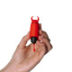 Вібропуля Adrien Lastic Pocket Vibe Devol з хвостиком і ріжками-3