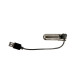 Віброкуля PowerBullet - First-Class Bullet 2.5" with Key Chain Pouch, Gun Metal-1