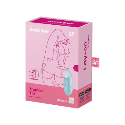 Вібратор Satisfyer Tropical Tip Light Blue