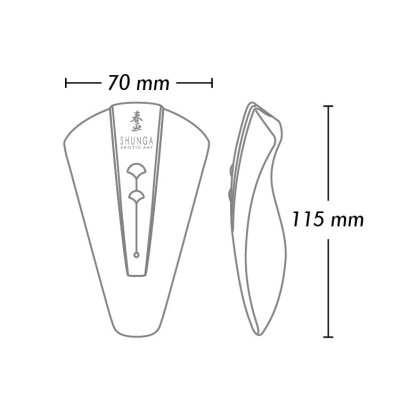 Кліторальний вібратор Shunga - Obi Intimate Massager Black