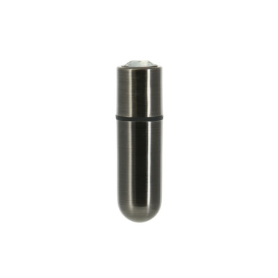 Віброкуля PowerBullet - First-Class Bullet 2.5" with Key Chain Pouch, Gun Metal