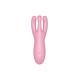 Кліторальний смарт вібратор Satisfyer Threesome 4 Pink з трьома пальчиками-1