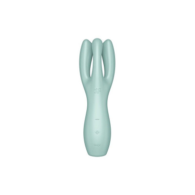Кліторальний вібратор Satisfyer Threesome 3 Mint з трьома пальчиками