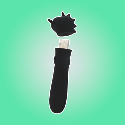 Вібратор-єдиноріжка Unihorn USB Bullet - Wild Spirit, віброкуля, USB-зарядка