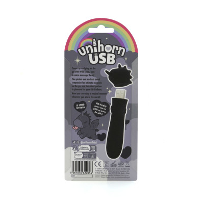 Вібратор-єдиноріжка Unihorn USB Bullet - Wild Spirit, віброкуля, USB-зарядка