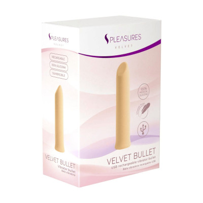 Віброкуля S Pleasures Velvet Bullet Peach