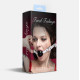 Кляп силіконовий Feral Feelings Silicon Ball Gag White/Black, білий ремінець, чорна кулька-2