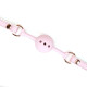 Кляп Liebe Seele White & Pink Fairy Goat Leather Ball Gag-2