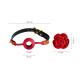Розкішний кляп у вигляді троянди Zalo - Rose Ball Gag, подвійне використання-1