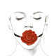 Розкішний кляп у вигляді троянди Zalo - Rose Ball Gag, подвійне використання-3