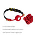 Розкішний кляп у вигляді троянди Zalo - Rose Ball Gag, подвійне використання-2