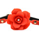Кляп Master Series Blossom Silicone Rose Gag - Red-2