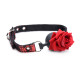 Кляп Master Series Eye-Catching Ball Gag With Rose-1