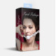 Кляп силіконовий Feral Feelings Silicon Ball Gag White/White, білий ремінець, біла кулька-2