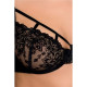 Комплект білизни HAYA SET black XXL/XXXL - Passion Exclusive: стрінги, ліф, пояс для панчох-4