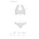 Комплект: бра, трусики з ажурним декором та відкритим кроком Ursula Set white XXL/XXXL — Passion-4