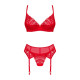 Комплект Obsessive Ingridia 3-pcs set XL/2XL-2