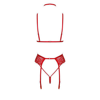 Комплект Kissable Bondage Kiss Set Red L/XL
