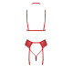 Комплект Kissable Bondage Kiss Set Red L/XL-8