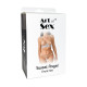 Сексуальний набір білизни Art of Sex - Sweet Angel, розмір L-2XL, колір білий-2