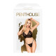 Комплект бралет та стрінги Penthouse - Double Spice Black M/L-2