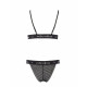 Комплект білизни GLAMISS SET black L/XL - Passion Exclusive-3