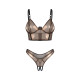 Комплект Obsessive Soranna top & crotchless thong S/M-3