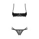 Комплект Obsessive Nutris 2-pcs crotchless set M/L-2