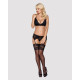 Obsessive 810-SEG-1 3 pcs set black S/M-2