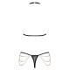 Obsessive Pantheria 2-pcs set black S/M-3