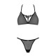 Obsessive Celia Noir 2-pcs set XS/S-2