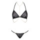 Obsessive Pantheria 2-pcs set black S/M-2