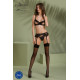 Комплект Passion KERRIA SET WITH OPEN BRA black L/XL - ECO Passion-5
