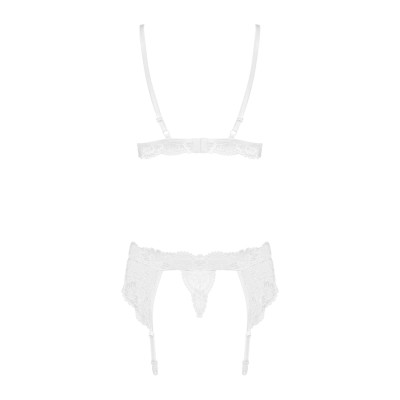 Obsessive 810-SEG-2 3 pcs set white L/XL Obsessive 810-SEG-2 3 pcs set white L/XL