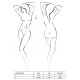 Комплект білизни GIANA BIKINI black XXL/XXXL - Passion: напівпрозорі ліф і трусики з бантиками-3