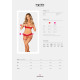 Комплект Obsessive Ingridia 2-pcs crotchless set XS/S-4