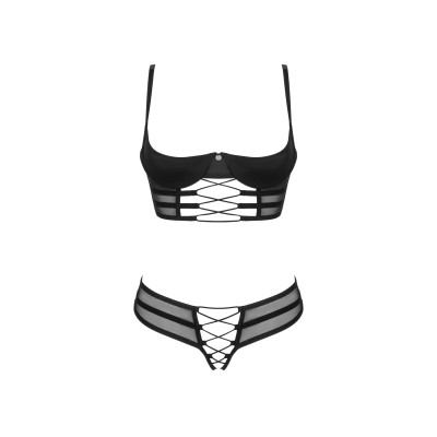 Комплект Obsessive Roxelia 2-pcs crotchless set XS/S