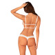 Еротичний комплект Obsessive Heavenlly 2-pcs cupless set XS/S, відкриті груди, з доступом-1