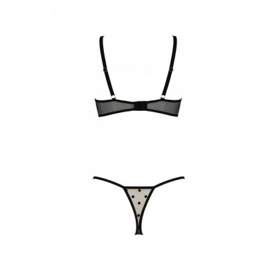 Комплект MARINA SET WITH OPEN BRA beige L/XL - Passion