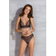 Комплект Passion AMBERLY SET black S/M-4