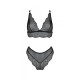 Комплект Passion AMBERLY SET black S/M-2