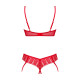 Комплект Obsessive Ingridia 2-pcs crotchless set M/L-3
