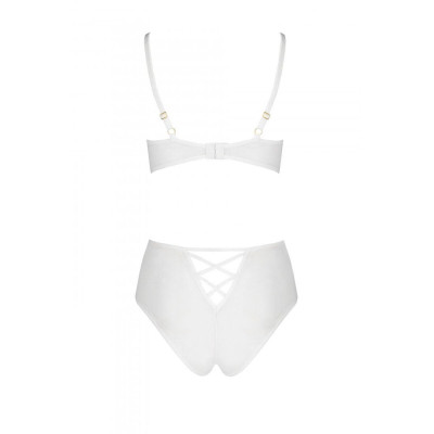 Еротичний комплект з малюнком LOVELIA BIKINI white S/M - Passion