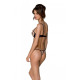 Комплект MARINA SET WITH OPEN BRA beige S/M - Passion-1