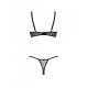 Комплект MARINA SET WITH OPEN BRA beige S/M - Passion-3