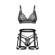Комплект Obsessive Blomentis 3-pcs set XL/2XL-2