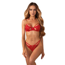 Комплект Obsessive Matildea 2-pcs crotchless set 2XL/3XL