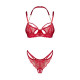 Комплект Obsessive Matildea 2-pcs crotchless set 2XL/3XL-2