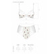 Еротичний комплект з малюнком LOVELIA BIKINI white XXL/XXXL - Passion-4