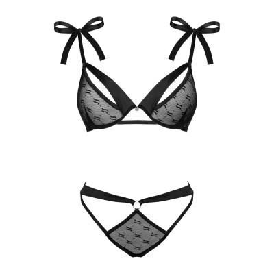 Obsessive Obsessivia 2-pcs set black L/XL Obsessive Obsessivia 2-pcs set black L/XL